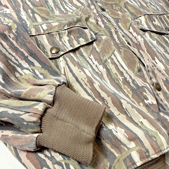Vintage Realtree Spartan Camo Jacket Men's Size M Hunting Brown Green Camouflage - Picture 3 of 12